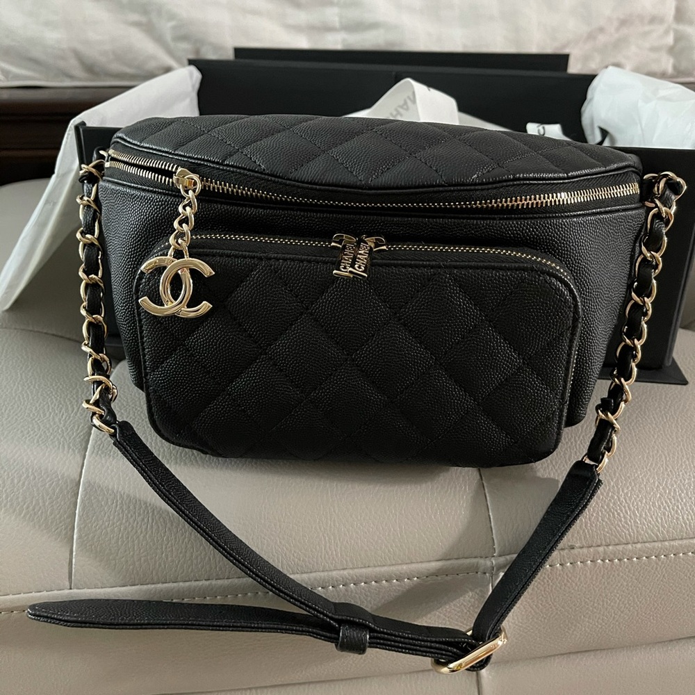 *SOLD***Chanel business affinity belt bag